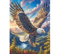 Eagle Flying Over The Forest Puzzle 1000 Pezzi Per Lui Amici E Colleghi Wildlife Plant Rompicapo Sfida Impossibile Giochi Da Tavolo Serate in Gruppo Regalo Natale 2025 1000 PCS