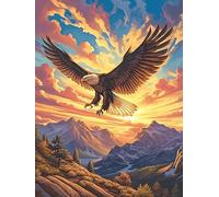 Eagle Flying Over The Mountains Rompicapo 500 Pezzi Per Appassionati Wildlife Pet Cartone Riciclato Ecologico Incastro Preciso Per Weekend E Vacanze Edizione Limitata Migliore Vendita 500 PCS