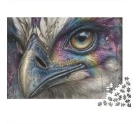 Eagle Head Art Print Puzzle Impossible 1000Pcs Decorazione Per La Casa. Rilassamento E Intelligence Per Adulti E Bambini Da 12 Anni 38x26cm/1000pcs