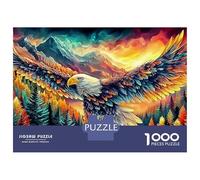 Eagle Home Improvements Rainbow Wings Puzzle Unico da 1000 Pezzi per Adulti Colorato, Avvincente e Stimolante per Adulti Attività Divertente per Casa 52x38cm/1000pz