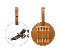 Eagle in The Sky - Borsa portaoggetti per tee da golf, design portatile, facile da organizzare
