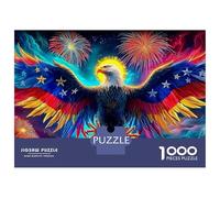 Eagle Jigsaw Puzzle 1000 Pezzi Educativo Rainbow Wings Gioco Sfida Giocattolo Regali Puzzle per Adulti e Bambini Età 14+ Sfidante e Stimolante Puzzle Puzzle 100% Riciclo