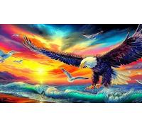 eagle Jigsaw Puzzle impossibili 1000 Pezzi Decorazione per la casa. Giochi di Rilassamento e Intelletto per Adulti e Bambini da 12 Annieagle38x26cm/1000pcs