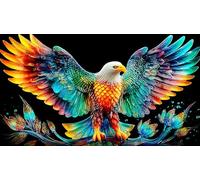 eagle Jigsaw Puzzle Impossible 1000 Pezzi Decorazione per la casa. Giochi di Rilassamento e Intelletto per adulti e ragazzi da 14 anni 75x50cm/1000pcs