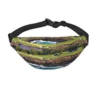 Eagle - Marsupio da viaggio e corsa, grande, alla moda, per sport all'aria aperta, Campo da golf Hawaii Beach, Taglia unica