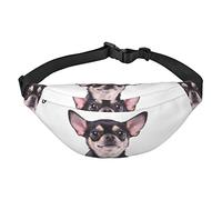 Eagle - Marsupio da viaggio e corsa, grande, alla moda, per sport all'aria aperta, Grazioso chihuahua., Taglia unica