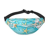 Eagle - Marsupio da viaggio e corsa, grande, alla moda, per sport all'aria aperta, Reti da pesca stelle marine, Taglia unica