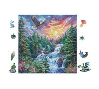 Eagle Mountain Forest Puzzle 100 Pezzi Raffaello Per Collezionisti Cartone Di Alta Qualità Opere Rinascimentali Per Decorazione Ufficio Da Passatempo Qualità Premium 28x28cm