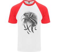 Eagle Ornithologia Uccello Da Prey Maglietta S/S Da Baseball Per Uomo