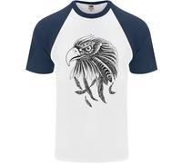 Eagle Ornithologia Uccello Da Prey Maglietta S/S Da Baseball Per Uomo