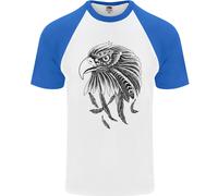 Eagle Ornithologia Uccello Da Prey Maglietta S/S Da Baseball Per Uomo