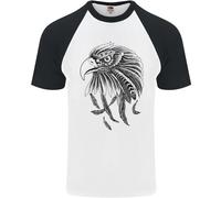 Eagle Ornithologia Uccello Da Prey Maglietta S/S Da Baseball Per Uomo