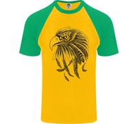 Eagle Ornithologia Uccello Da Prey Maglietta S/S Da Baseball Per Uomo