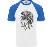 Eagle Ornithologia Uccello Da Prey Maglietta S/S Da Baseball Per Uomo