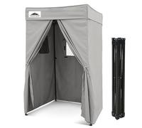 EAGLE PEAK Flex, spogliatoio compatto da 1,2 x 1,2 m, portatile, per servizi fotografici di moda, campeggio o piscina, grigio