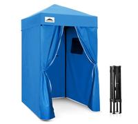 EAGLE PEAK Flex Ultra Compact 4x4 Tenda da sole a sgancio rapido, riparo solare, cabina privata per cambiare vestiti, piscina portatile e campeggio, servizi fotografici, azzurro
