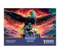 Eagle Phenomenal 1000-Piece Jigsaw Puzzles for Adults The Definitive Encounter with Impossible, Hard, Difficult Challenging Puzzle Games - This Is The Crowning Gift Jigsaw Puzzles for Adults An