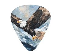 Eagle - Plettri per chitarra di dimensioni sottili, medie e spesse, set da 12 pezzi, adatti per chitarra elettrica e vari strumenti