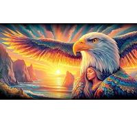 eagle Puzzle 1000 pezzi per adulti - Gioco per la famiglia divertente Sfida educativa difficile 75x50/1000pcs