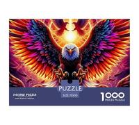 Eagle Puzzle 1000 Pezzi Wild Animal - Momento Zen Serale, Stimolo Mentale, Poster E Confezione Inclusi - 70x50cm/1000pcs