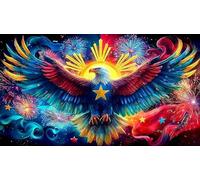 eagle Puzzle Impossible 1000 Pezzi Decorazione per la casa. Rilassamento e Intelletto per adulti e ragazzi da 14 annieagle38x26cm/1000pcs