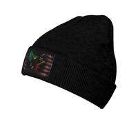 Eagle Saint Kitts And Nevis Flag Unisex Skull cap Comodo Berretto Beanie in Maglia Leggero Beanie Cappello per Ciclismo Sci Moto
