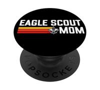 Eagle Scout Mom Scouting Pride Scouts BSA Retro 80's PopSockets PopGrip Adesivo