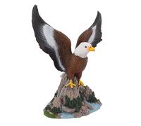 Eagle Sculpture Ornture Resina squisita realistica con significato simbolico per il portico da scrivania arredamento esterno interno