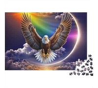Eagle Soaring Sky_1 Puzzle 1000 Pezzi Cartone Spesso Per Adolescenti 12-18, Allenamento Abilità Logiche, Attività Vacanza, Regalo Anniversario Per Giovani Adulti 52x38cm/1000pcs