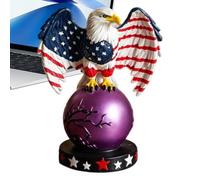Eagle Statue USB alimentato plug-in Night Globe | Lampada da tavolo con aquila per la casa, la cameretta dei bambini, compleanno, scrivania, corridoio, bagno