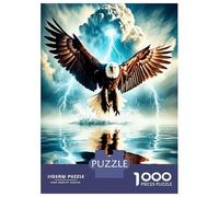 Eagle Storm Water 1000 Pezzi Puzzle Wild Power Puzzle Premium Cartone Qualità - Anziani Appassionati, Allenamento Concentrazione, Regalo Inaugurazione E Tempo Libero Indoor 52x38cm/1000pcs