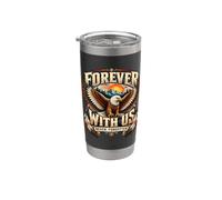 Eagle Sunset Memorial mai dimenticato per sempre con noi Bicchiere termico in acciaio inox doppia parete