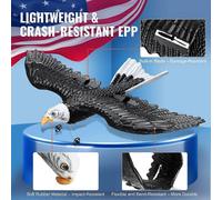 Eagle type remote control aircraft, sea, land and air amphibious remote control glider