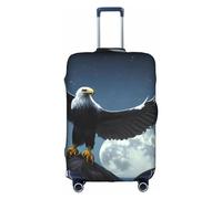 Eagle Under The Stars - Copertura protettiva per trolley e bagagli, antigraffio, 45-81 cm, adatta per viaggi, viaggi di lavoro, bianco, x-large