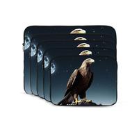 Eagle under The stars Custodia per laptop 17 pollici Custodia per laptop portatile antiurto moda borsa per laptop per donne uomini valigetta per laptop