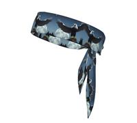 Eagle Under The Stars - Foulard sportivo da uomo e da donna, per fitness, corsa, yoga, assorbe il sudore