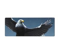 Eagle Under The Stars - Tastiera e tappetino per mouse extra-large, 30,5 x 80 cm, soddisfa le esigenze di ufficio, giochi e studio, creando un'esperienza desktop confortevole ed efficiente.