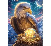 Eagle with A Glowing Orb Puzzle 1000 Pezzi Per Lui Amici E Colleghi Wildlife Pet Rompicapo Sfida Impossibile Giochi Da Tavolo Serate in Gruppo Regalo Natale 2025 1000 PCS