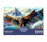 EagleAstonishing 1000-Piece Jigsaw Puzzles for Adults A Pantheon of Impossible, Hard, Difficult Challenging Puzzle Games for All Genders - A Unifying Challenge for Adults And Kids Age 12 Years