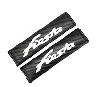 EAGLEG 2 Pezzi Imbottiture Cinture di Sicurezza per Auto, per FO-rd Fiesta, Coperture di Protezione della Spalla Comfort in Fibra di Carbonio Interni Styling Accessori,Black