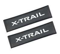 EAGLEG 2 Pezzi Imbottiture Protezione per Cintura di Sicurezza Auto per NIS-San X-Trail XTRAIL, Comode Spalline della Cintura di Sicurezza in Fibra di Carbonio Interni Accessori,Black