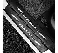 EAGLEG 4 Pezzi Auto Fibra di Carbonio Battitacco, per FO-rd Focus 4 3 2 MK4 MK3 MK2 2012-2021 Soglia Pedaliera Protezione AntiGraffio Scuff Decorativi Accessori,Black