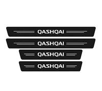 EAGLEG 4 Pezzi Battitacco in Fibra di Carbonio per NIS-San Qashqai J10 J11 J12 2009-2018 2019 2020 2021, Protezione Esterna del battiscopa del davanzale della Porta Car Styling Accessori,White