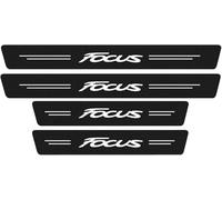 EAGLEG 4 Pezzi Car Adesivi Soglia Fibra Carbonio per FO-rd Focus Fiesta Kuga Fusion Edge ST-Line S-Max, Battitacco Pedal Stickers AntiGraffio Pellicola Protettiva, Auto Styling Accessori,Focus