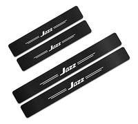 EAGLEG 4 Pezzi Car Adesivi Soglia Fibra Carbonio per Hon-da HR-V CR-V Fit Odyssey City Jazz Legend VTI, Battitacco Pedal Stickers AntiGraffio Pellicola Protettiva, Auto Styling Accessori, Jazz