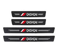 EAGLEG 4 Pezzi Car Adesivi Soglia Fibra Carbonio per NIS-San Qashqai Juke Note TEANA TIIDA Maxima, Battitacco Pedal Stickers AntiGraffio Pellicola Protettiva, Auto Styling Accessori,Qashqai