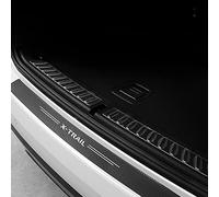 EAGLEG Auto Fibra Carbonio Protezione Paraurti Adesivo, per NIS-San Xtrail X Trail T30 T31 T32 2013-2006 Auto Bagagliaio Soglia Striscia, Carrozzeria Styling Decorativi Accessori,Black