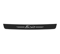 EAGLEG Auto Fibra Carbonio Protezione Paraurti Posteriore per FO-rd Fiesta, Bagagliaio Battivaligia Battitacco Soglie delle Porte Posteriori Protezione Adesivi, Auto Accessories,Black