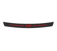 EAGLEG Auto Fibre Carbone Protezione Paraurti Posteriore, per Hyun-dai i10 AntiGraffio Guard Piastra Adesivi Styling Accessori,Red