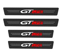 EAGLEG Battitacco per Auto Sticker per Ki-A Rio SPORTAGE X-Line GT GT-Line Picanto, 4 Pezzi Fibra di Carbonio Esterno Battitacco Protezione Plates Anti-Graffio Scuff Adesivi Accessori, GT~Line